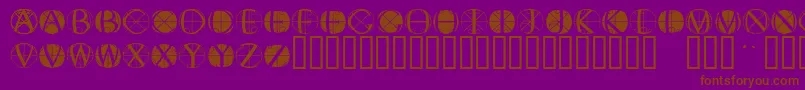 More about Fisheyebuttons2 Font Fisheyebuttons2 Font – Brown Fonts on Purple Background