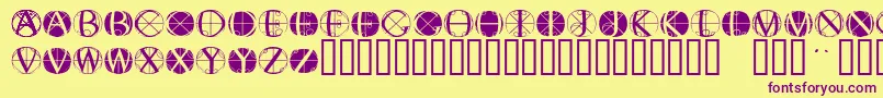 Más sobre la fuente Fisheyebuttons2 fuente Fisheyebuttons2 – Fuentes Moradas Sobre Fondo Amarillo