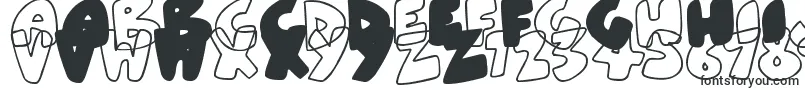 ZebraBlobs-Schriftart – Schriftarten, die mit Z beginnen