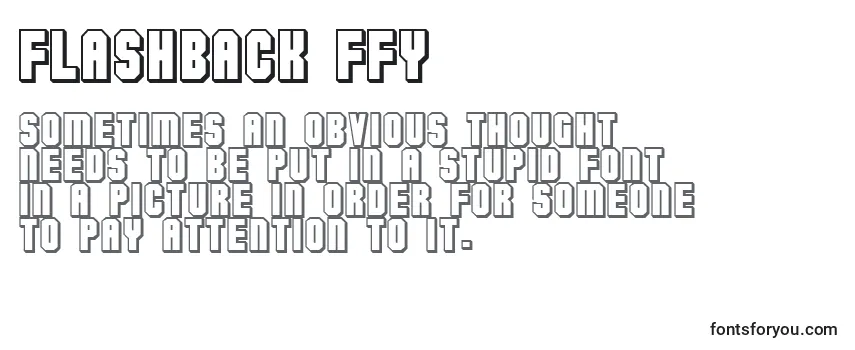 Шрифт Flashback ffy