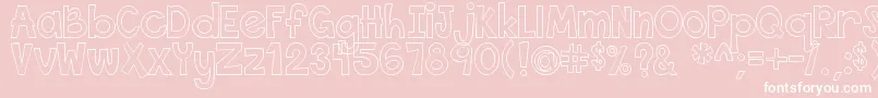More about ThisFontIsEmpty1 Font ThisFontIsEmpty1 Font – White Fonts on Pink Background