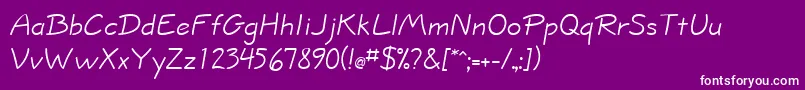 InformaSsi Font – White Fonts on Purple Background