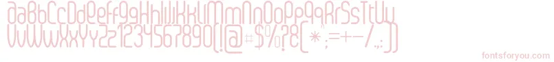 SenziRegular Font – Pink Fonts on White Background
