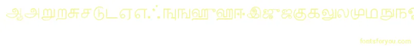 Tamil-Schriftart – Gelbe Schriften