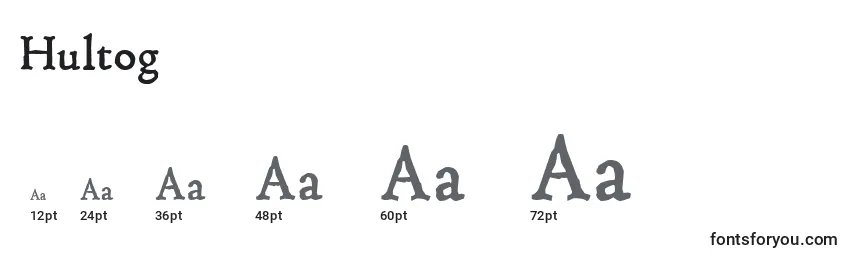 Hultog Font Sizes