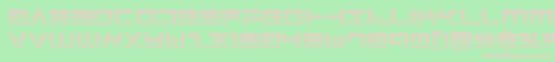 Avengerchrome Font – Pink Fonts on Green Background