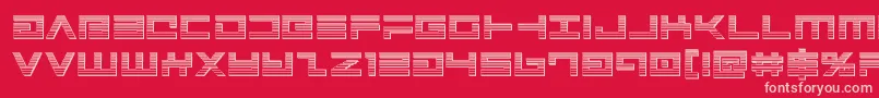 fuente Avengerchrome – Fuentes Rosadas Sobre Fondo Rojo