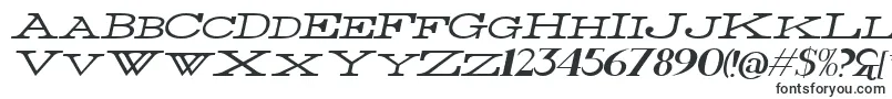 ThinWideItalic-fontti – kylttien fontit