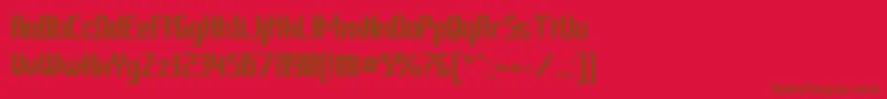Подробнее о шрифте Ardourgm Шрифт Ardourgm – коричневые шрифты на красном фоне
