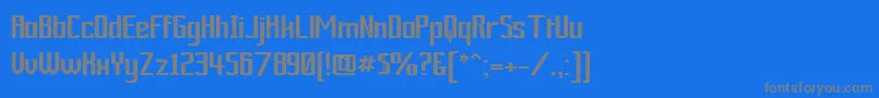 Ardourgm Font – Gray Fonts on Blue Background