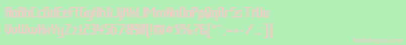 Ardourgm Font – Pink Fonts on Green Background