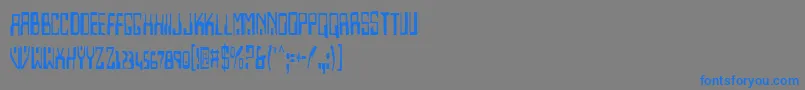 Homev2c Font – Blue Fonts on Gray Background