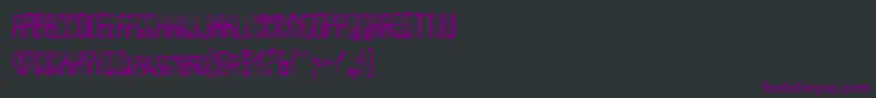 Homev2c Font – Purple Fonts on Black Background
