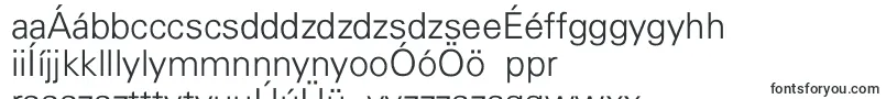 Шрифт UniversLightNormal – венгерские шрифты