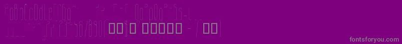 fuente GalacticastleRegular – Fuentes Grises Sobre Fondo Morado