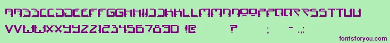 Dogma Font – Purple Fonts on Green Background