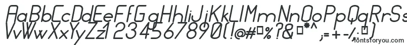 FocusMediumItalic Font – Neon Fonts