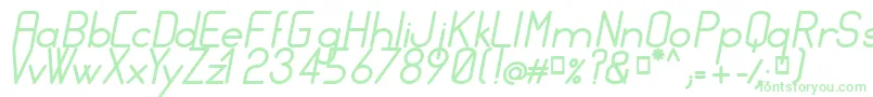 FocusMediumItalic Font – Green Fonts