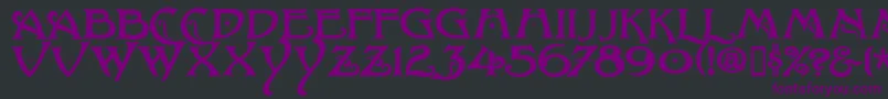 Lisätietoja BaltimoreNouveau-fontista BaltimoreNouveau-fontti – violetit fontit mustalla taustalla