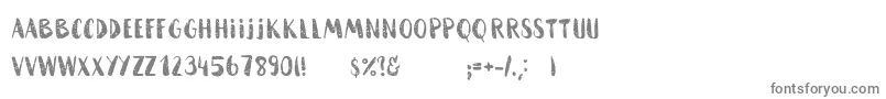 Шрифт HammockRoughHome – серые шрифты