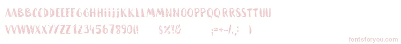Шрифт HammockRoughHome – розовые шрифты
