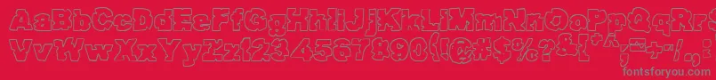 Más sobre la fuente Raptor ffy fuente Raptor ffy – Fuentes Grises Sobre Fondo Rojo