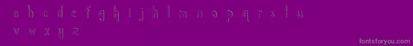 More about ChildlikeWonder Font ChildlikeWonder Font – Gray Fonts on Purple Background