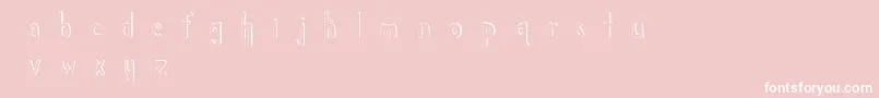 ChildlikeWonder Font – White Fonts on Pink Background