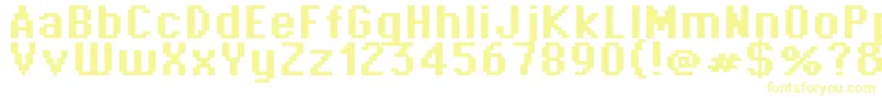 フォントSupertext03Bold – 黄色のフォント