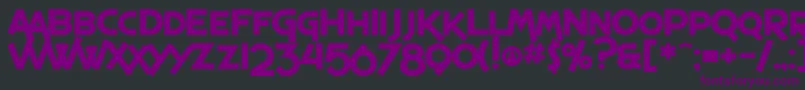 More about SfEspressoShackBold Font SfEspressoShackBold Font – Purple Fonts on Black Background