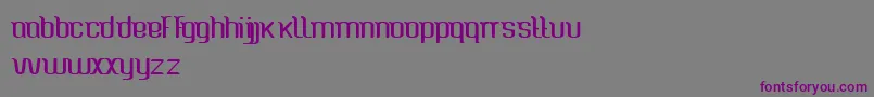 CaspianSea Font – Purple Fonts on Gray Background