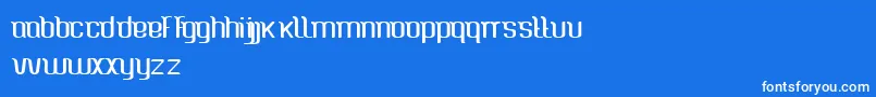 CaspianSea Font – White Fonts on Blue Background