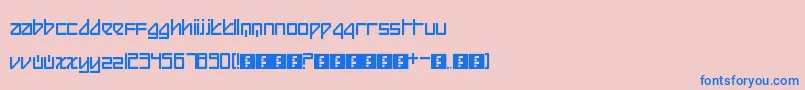 Подробнее о шрифте Beijing Шрифт Beijing – синие шрифты на розовом фоне