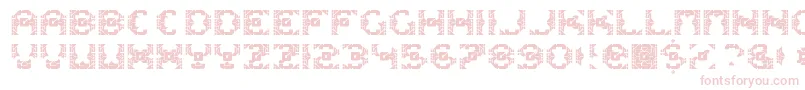 DazzleshipsRegular Font – Pink Fonts on White Background