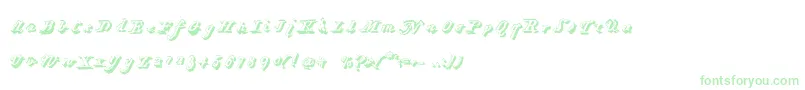 HartzvierShadow-Schriftart – Grüne Schriften