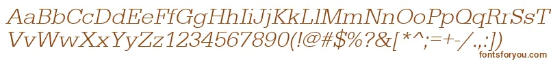 UrwegyptiennetligwidOblique Font – Brown Fonts