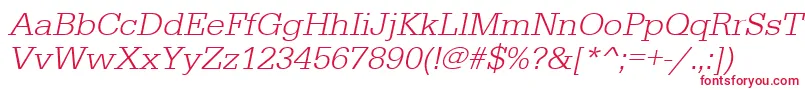 UrwegyptiennetligwidOblique Font – Red Fonts