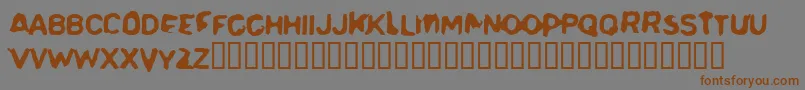 More about Delerium Font Delerium Font – Brown Fonts on Gray Background