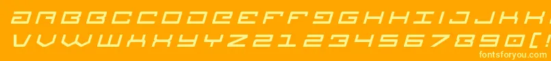 Legiontitleital-fontti – keltaiset fontit oranssilla taustalla