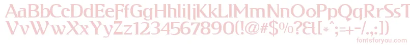 Kabog ffy Font – Pink Fonts on White Background