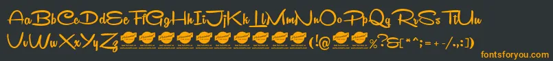 Подробнее о шрифте RemachineScriptPersonalUse Шрифт RemachineScriptPersonalUse – оранжевые шрифты на чёрном фоне