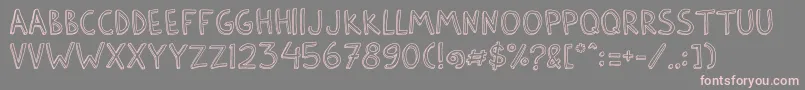 More about BarlowByThunderpandaVer01 Font BarlowByThunderpandaVer01 Font – Pink Fonts on Gray Background