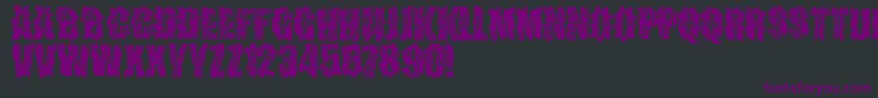 SniperShot Font – Purple Fonts on Black Background