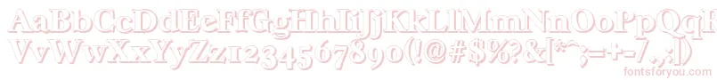 CasablancashadowXboldRegular Font – Pink Fonts