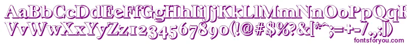 CasablancashadowXboldRegular Font – Purple Fonts