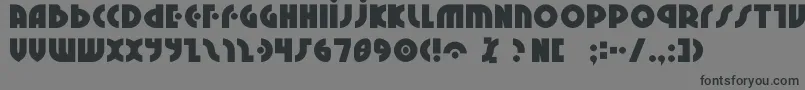 Neural2 Font – Black Fonts on Gray Background