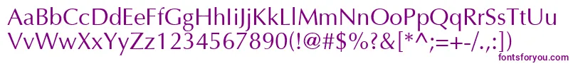 Optima Font – Purple Fonts