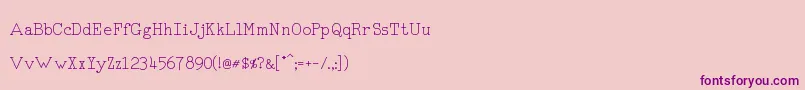 RmTyperighter Font – Purple Fonts on Pink Background