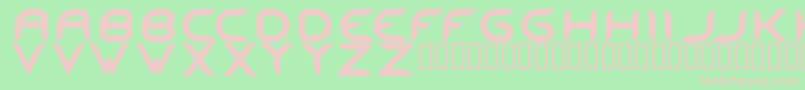 MaestroRegular Font – Pink Fonts on Green Background