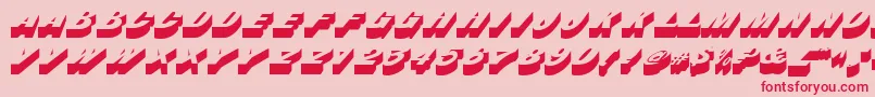 BastianRegular Font – Red Fonts on Pink Background